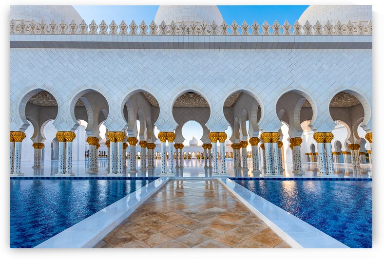 Abu Dhabi Grand Mosque Iconic Landmark and Architectural Marvel of UAE by Elijah Lovkoff