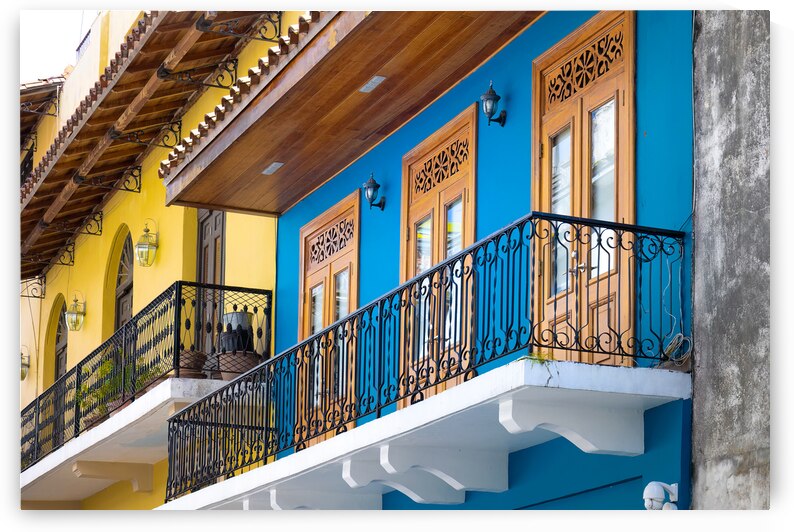 Panama Panama City historic center Casco Viejo colorful streets and colonial architecture by Elijah Lovkoff