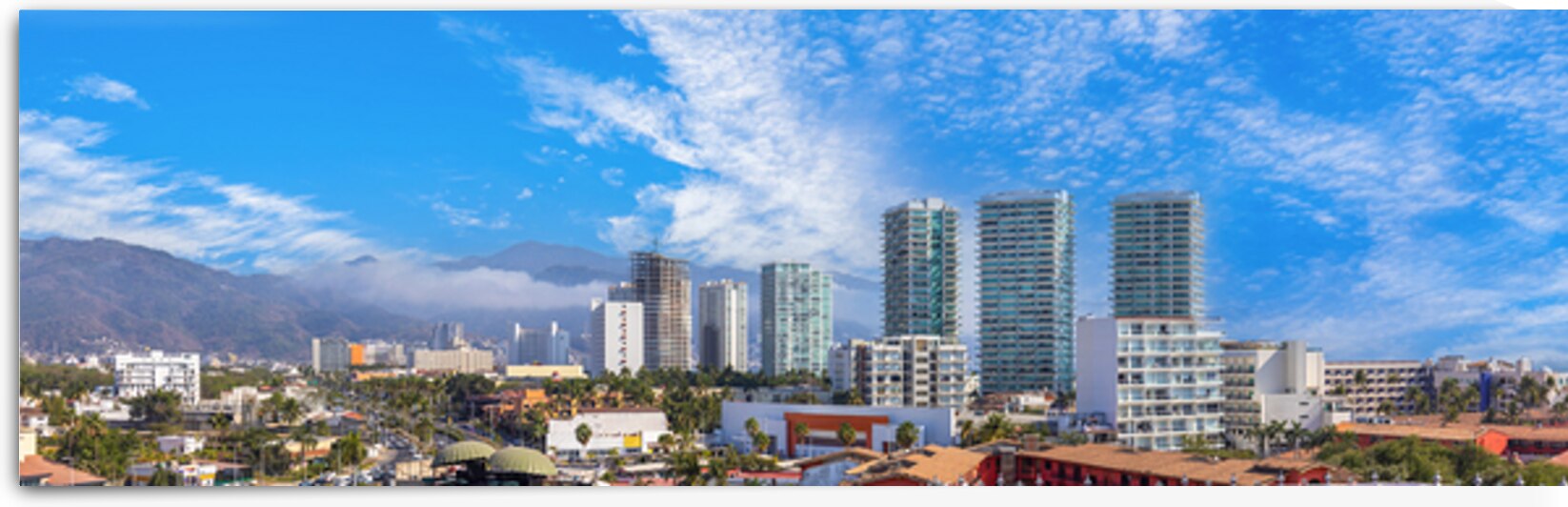 Puerto Vallarta vacation Mexico. Scenic ocean and beach views of Nuevo Puerto Vallarta by Elijah Lovkoff