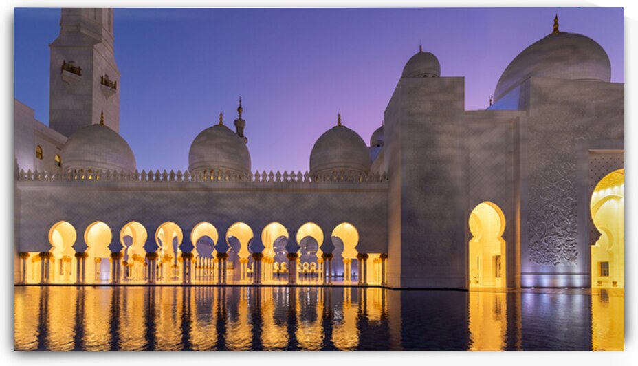 Abu Dhabi Grand Mosque Iconic Landmark and Architectural Marvel of UAE by Elijah Lovkoff