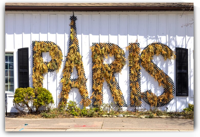 Paris a picturesque town on Grand and Nith Rivers in County of Brant in Ontario by Elijah Lovkoff