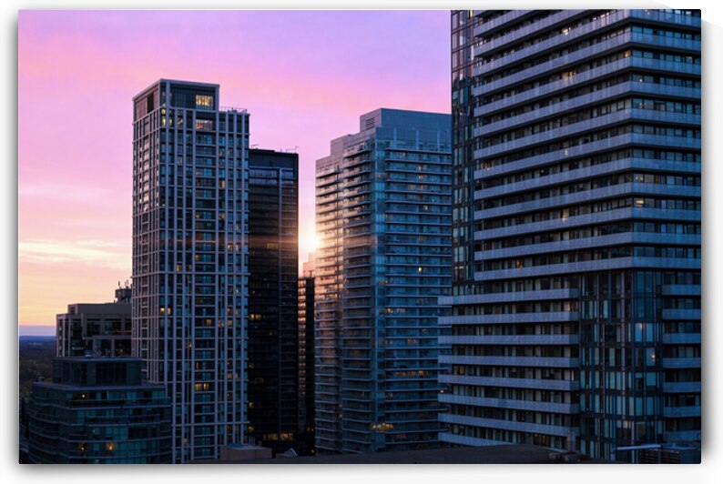 Toronto condominiums in a trendy middle and upper class district near Yonge and Eglinton midtown by Elijah Lovkoff