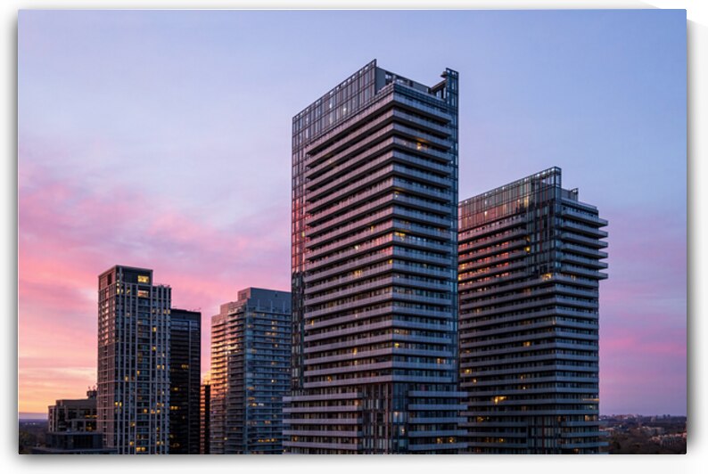 Toronto condominiums in a trendy middle and upper class district near Yonge and Eglinton midtown by Elijah Lovkoff