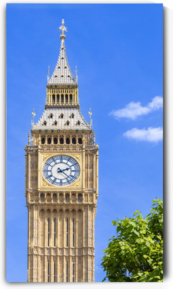 London Tower of Big Ben on Parliament Square Great Bell of Clock by Elijah Lovkoff