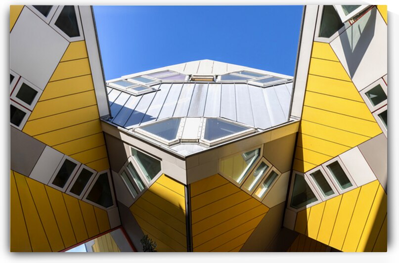 Holland Cube Houses a set of innovative hexagonal architecture in Rotterdam by Elijah Lovkoff