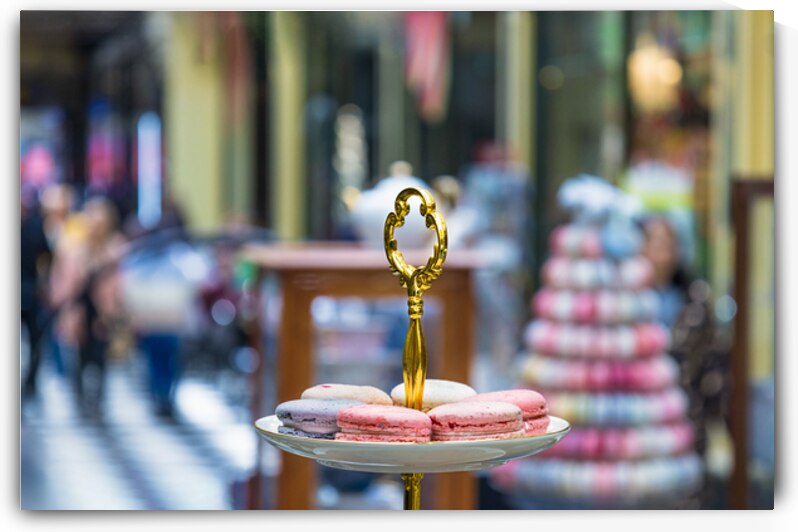 Melbourne historic center with trendy cafes restaurants arcades and shopping malls by Elijah Lovkoff