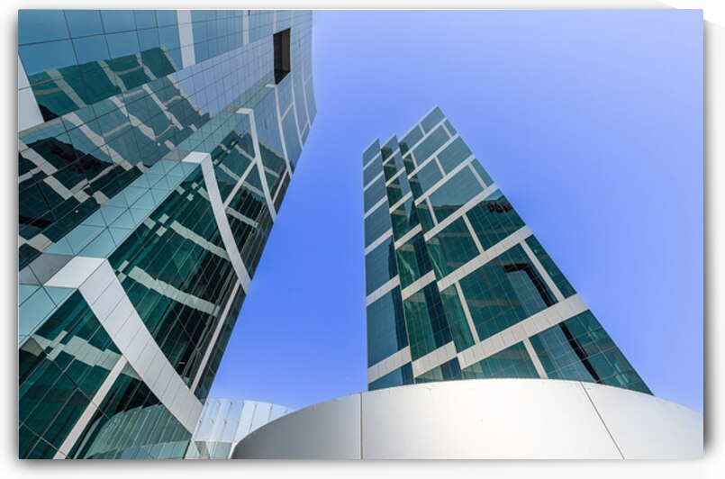 Lima ocean view Larcomar and Miraflores Malecon promenade with shopping malls cafes and restaurants by Elijah Lovkoff