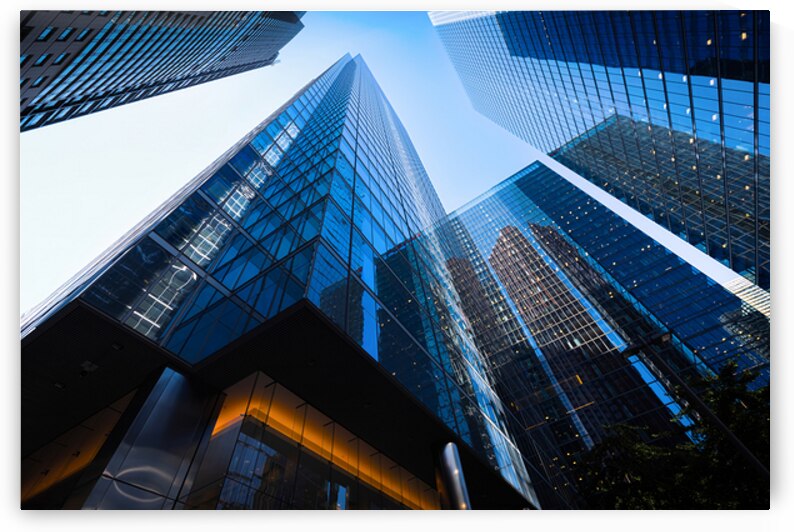 Toronto financial district skyline panorama with luxury condos and financial offices by Elijah Lovkoff