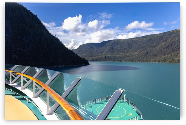 Cruise to Alaska and Norway Tracy Arm fjord and glacier on the scenic passage with landscapes and views by Elijah Lovkoff