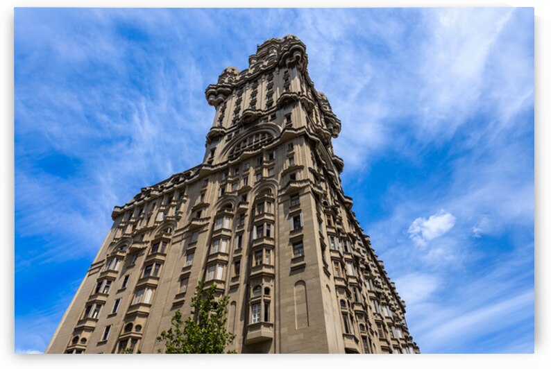 Uruguay Montevideo Independence Square in historic city center a famous tourist attraction by Elijah Lovkoff