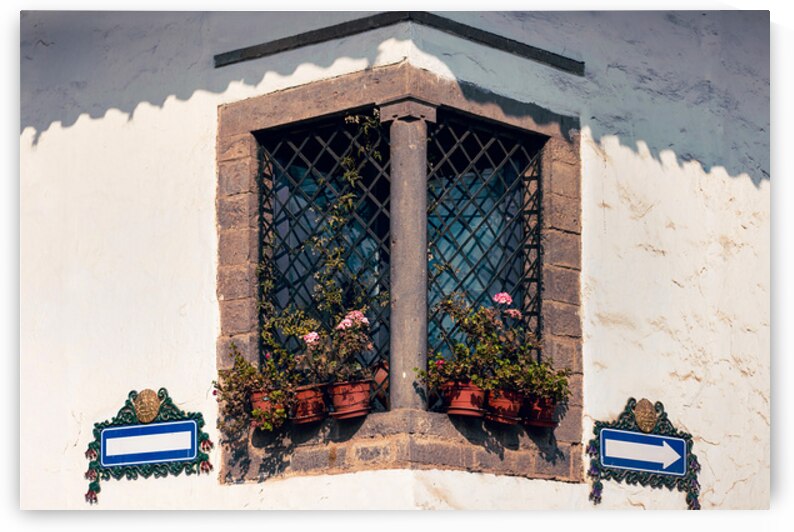 Peru Cusco historic colorful colonial buildings and architecture of San Blas district of artisans by Elijah Lovkoff