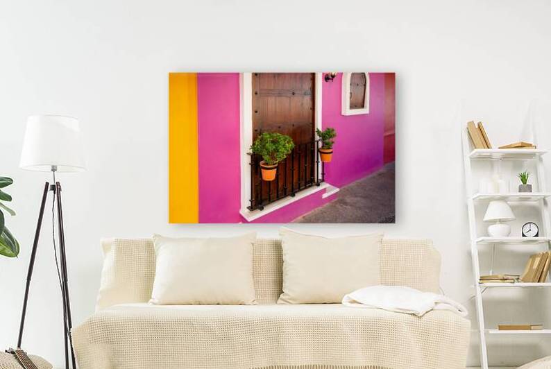 Mexico Puerto Vallarta colorful streets at sunset near sea promenade Malecon and beaches by Elijah Lovkoff