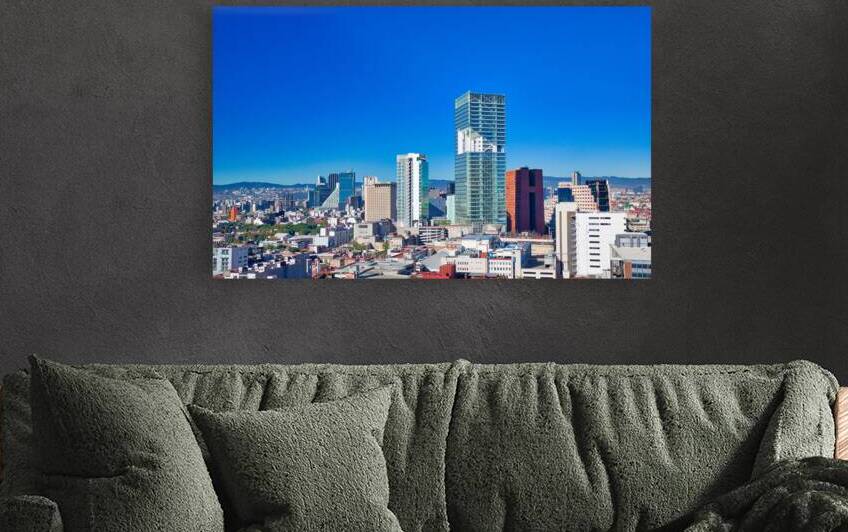 Mexico City Financial center district close to Paseo De Reforma by Elijah Lovkoff