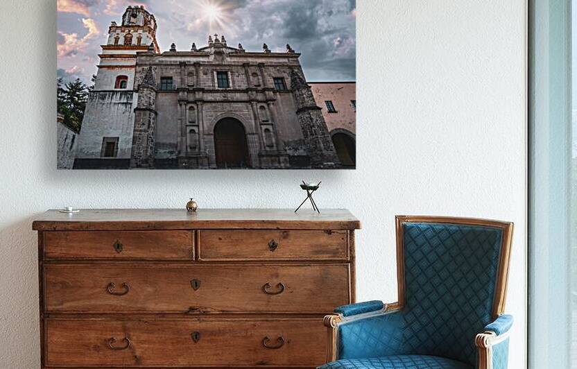 Parish of San Juan Bautista on Hidalgo square in Coyoacan by Elijah Lovkoff