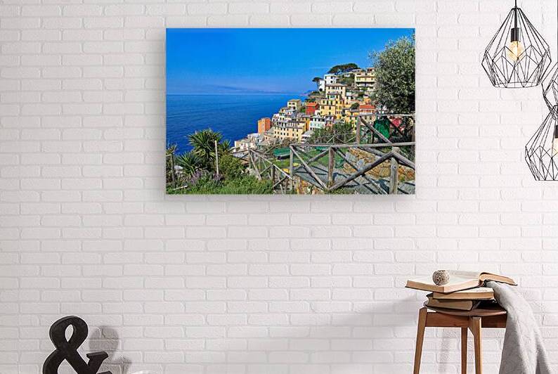 Italy Riomaggiore colorful streets by Elijah Lovkoff
