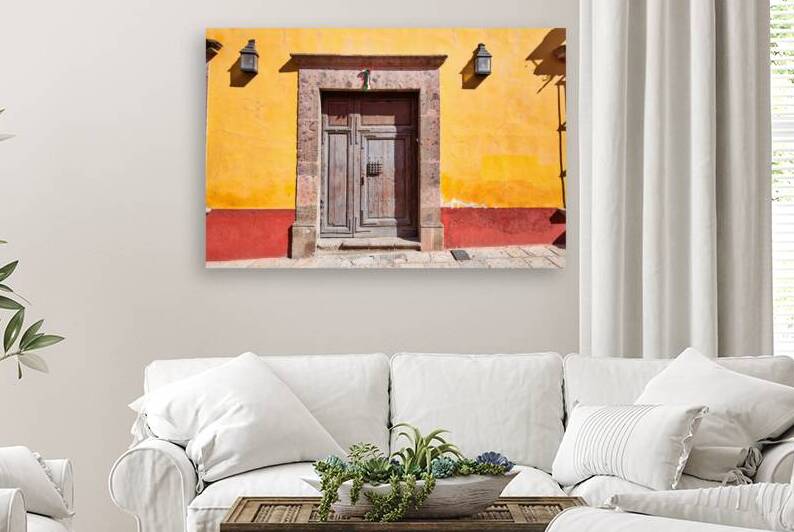 Mexico Colorful buildings and streets of San Miguel de Allende  by Elijah Lovkoff