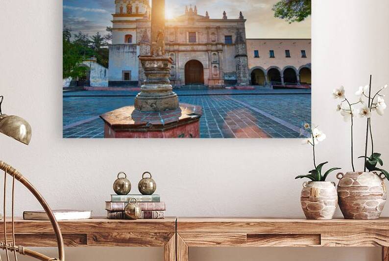 Parish of San Juan Bautista on Hidalgo square in Coyoacan by Elijah Lovkoff