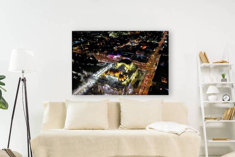 Mexico City panoramic view from a city observation deck by Elijah Lovkoff