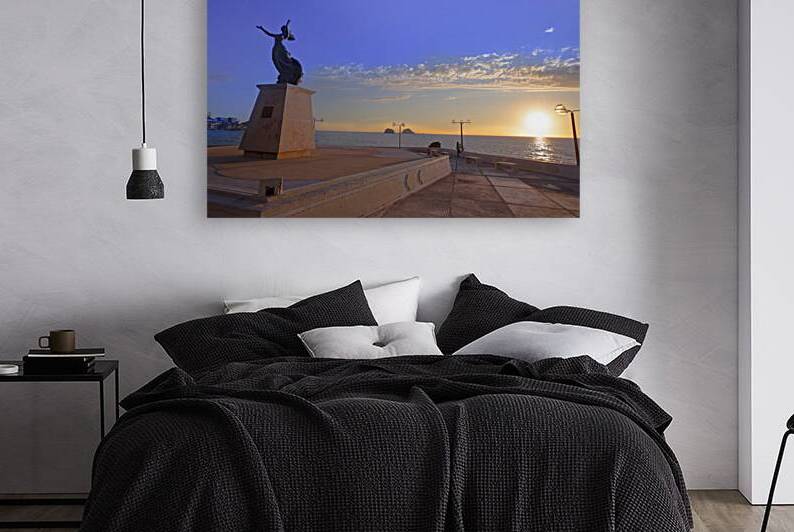 Mazatlan Mexico 10 April 2019: Famous Mazatlan sea promenade  by Elijah Lovkoff
