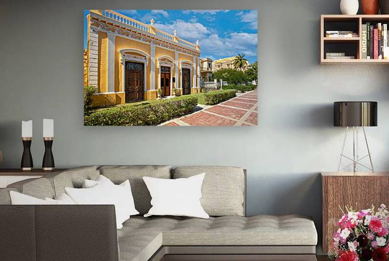 Central Avenue Paseo de Montejo in Merida with local museums restaurants monuments and tourist attractions by Elijah Lovkoff