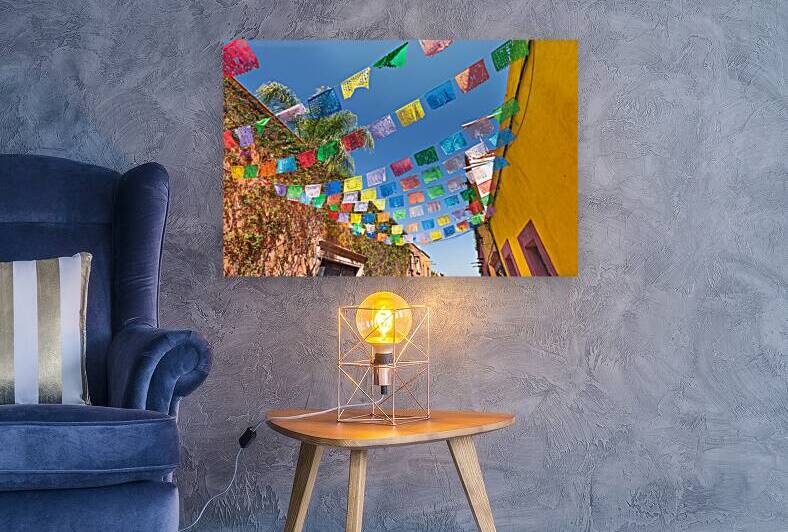 Mexico Colorful buildings and streets of San Miguel de Allende  by Elijah Lovkoff