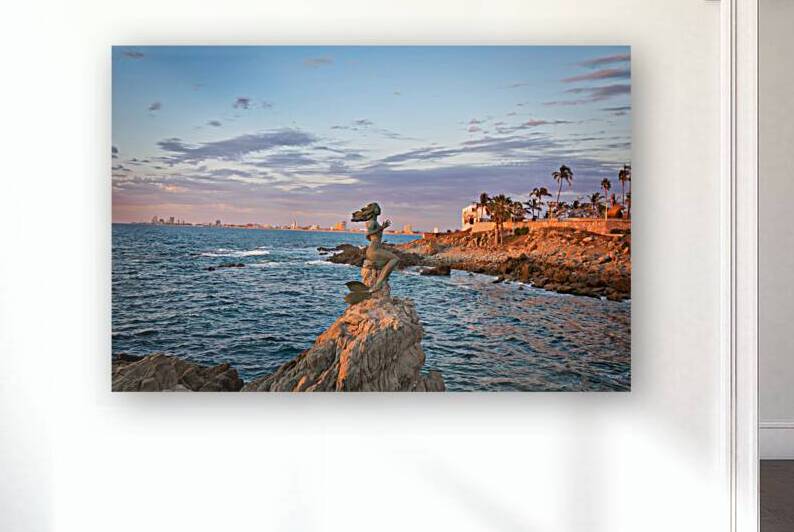 Mazatlan Mexico 10 April 2019: Famous Mazatlan sea promenade  by Elijah Lovkoff