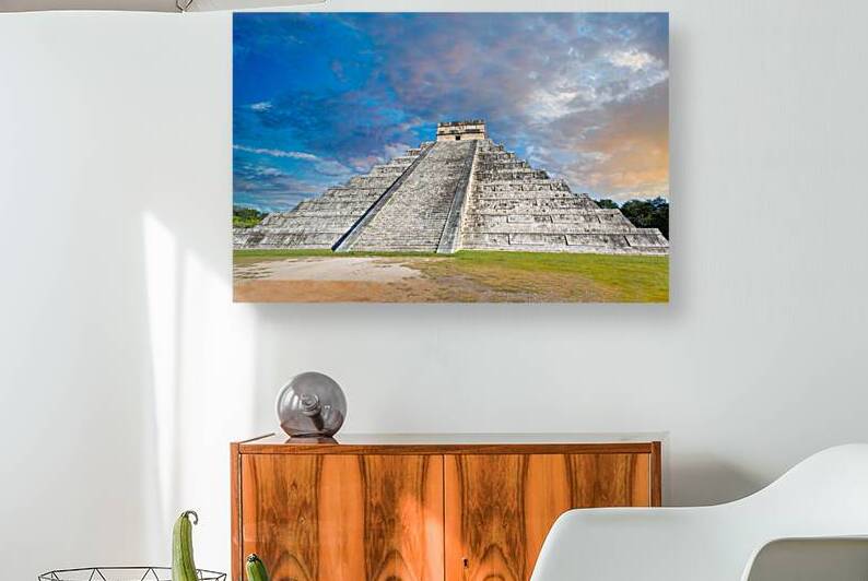 Chichen Itza one of the largest Maya cities a large pre Columbian city built by the Maya people. The archaeological site is located in Yucatan State Mexico by Elijah Lovkoff