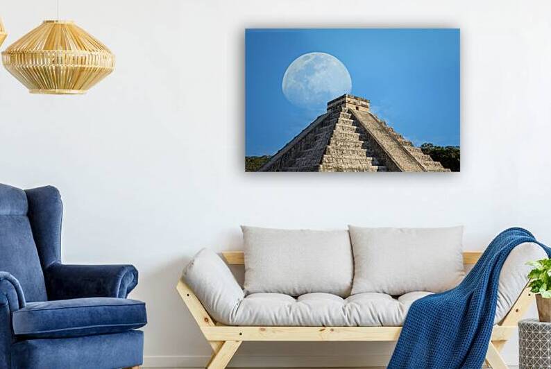 Mexico Chichen Itza archaeological site ruins and pyramids of old Mayan city in Yucatan by Elijah Lovkoff