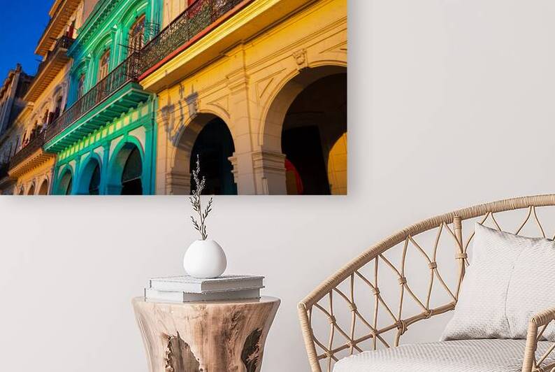 Scenic colorful Old Havana streets in historic city center Havana Vieja near Paseo El Prado and Capitolio by Elijah Lovkoff