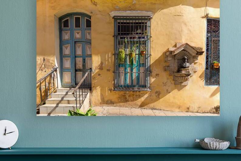 Scenic colorful Old Havana streets in historic city center   Havana Vieja   near Paseo El Prado and Capitolio. by Elijah Lovkoff