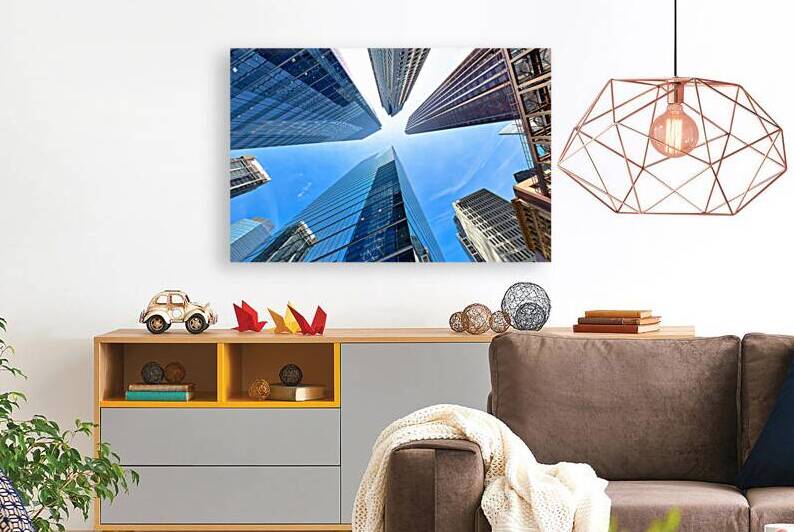 Scenic Toronto financial district skyline and modern architecture by Elijah Lovkoff