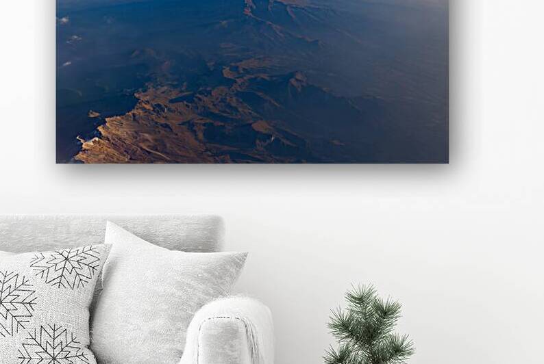 A scenic aerial view of Mexican mountains range located in the s by Elijah Lovkoff
