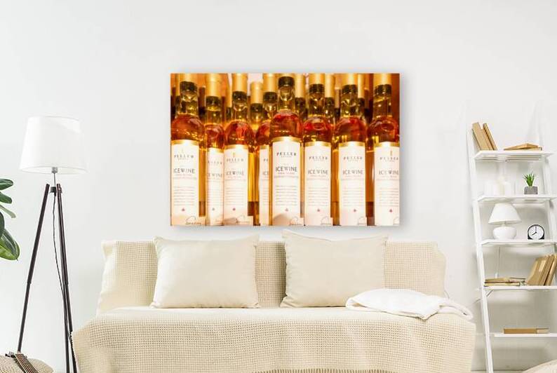 Famous Niagara Ice Wine on display at an upscale winery by Elijah Lovkoff