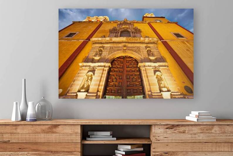 Entrance of Basilica of Our Lady of Guanajuato Basílica de Nue by Elijah Lovkoff