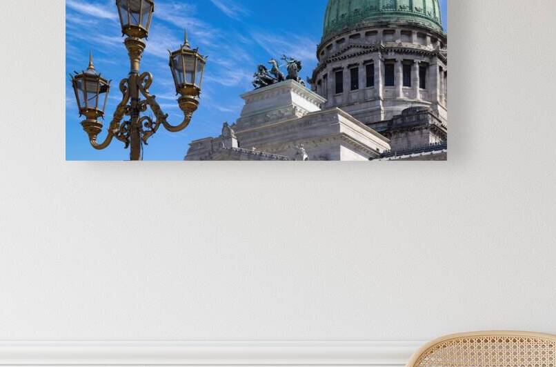 Buenos Aires National Congress palace building in historic city center by Elijah Lovkoff