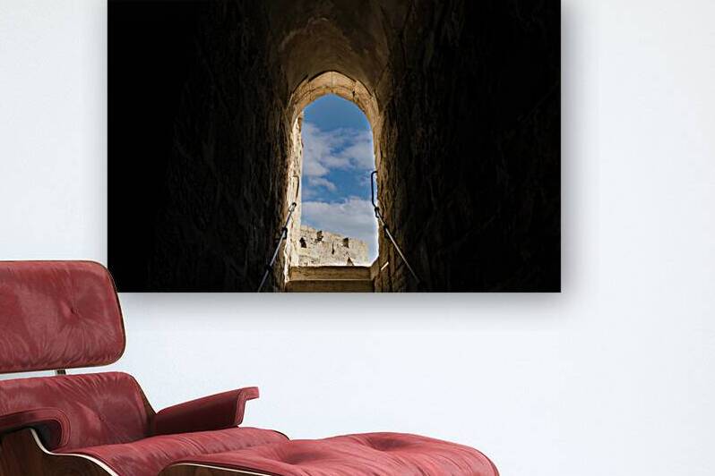 Jerusalem Israel scenic ramparts walk over walls of Old City with panoramic skyline views by Elijah Lovkoff