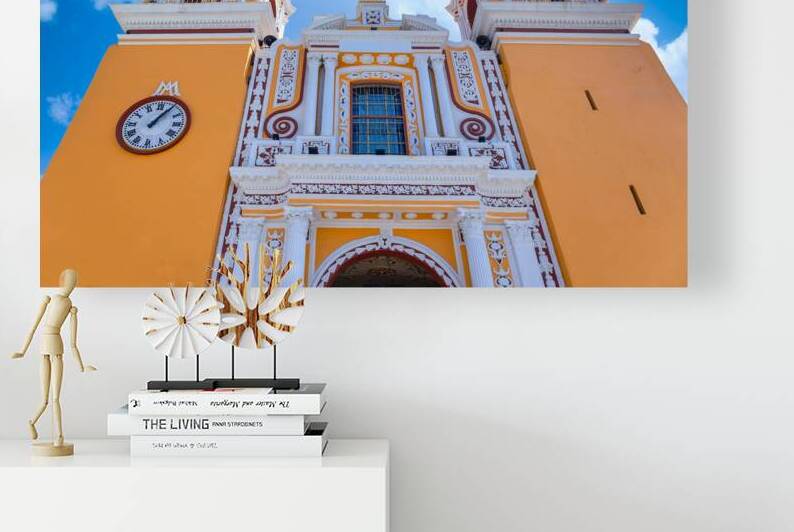 Mexico Cholula Our lady of Remedies catholic church built on top of pyramid in Puebla state by Elijah Lovkoff
