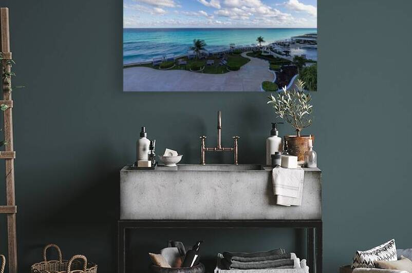 Luxury hotels along Cancun Zona Hotelera and Riviera Maya Hotel Zone with scenic beaches leisure activities parties and tourist entertainment by Elijah Lovkoff