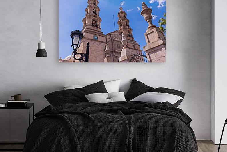 Mexico Aguascalientes Cathedral Basilica of Our Lady of the Assumption in historic city center located at Plaza de la Patria by Elijah Lovkoff
