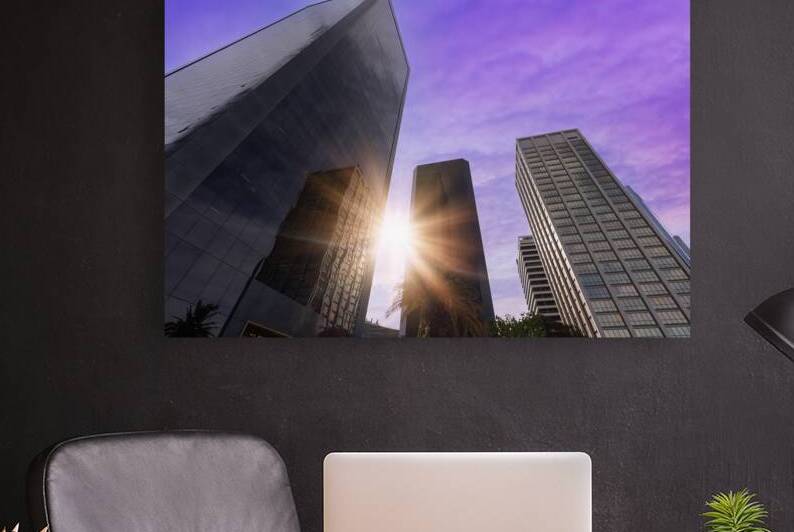 Argentina Buenos Aires panoramic financial center skyline and business development center by Elijah Lovkoff