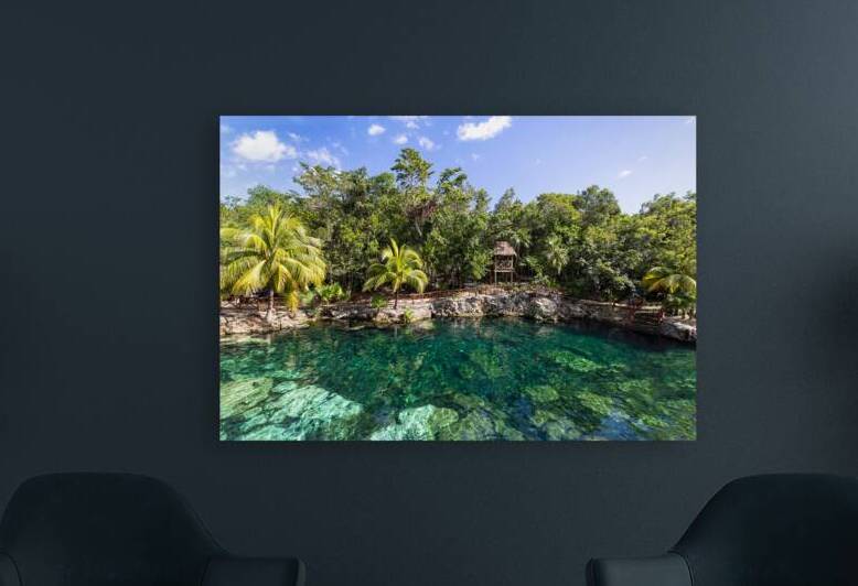 Mexico tourism destination Cenote Casa Tortuga near Tulum and Playa Del Carmen by Elijah Lovkoff