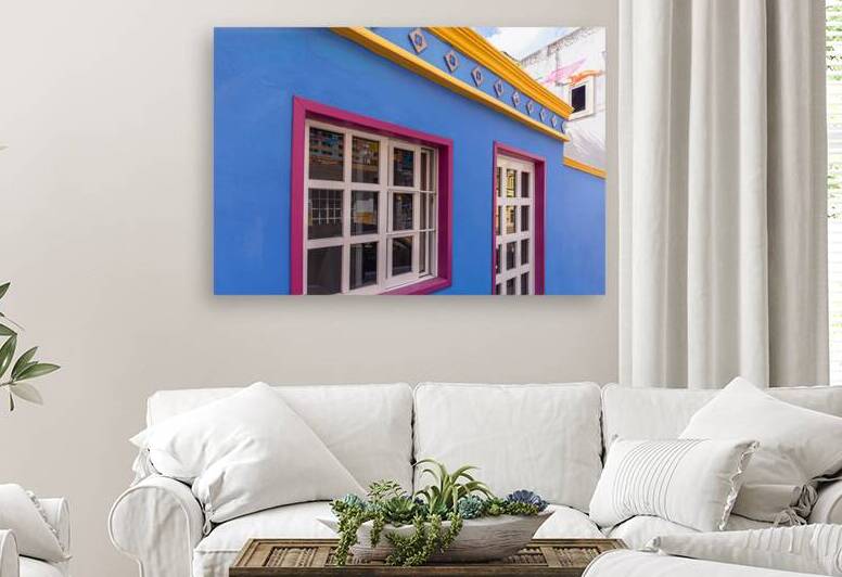 Mexico Cancun Colorful streets cafes restaurants and scenic beaches of the Island Isla Mujeres by Elijah Lovkoff
