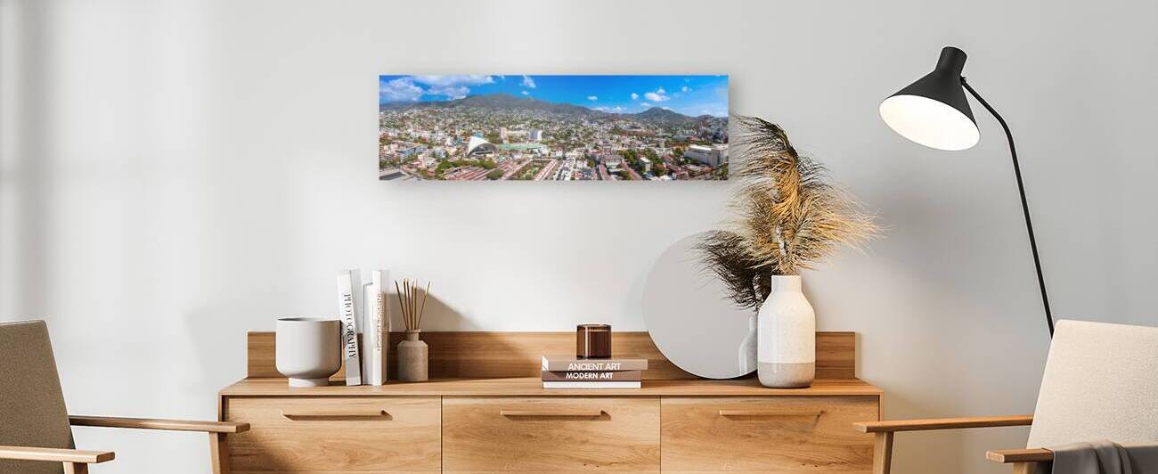 Mexico Acapulco panoramic skyline view near Zona Dorada Hotel Zone and tourist beaches by Elijah Lovkoff