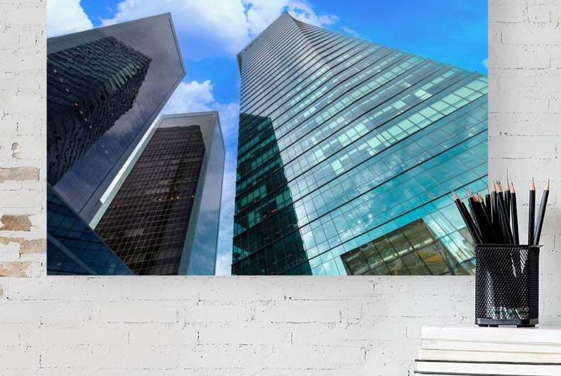 Argentina Buenos Aires panoramic financial center skyline and business development center by Elijah Lovkoff