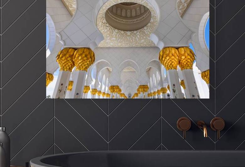 Abu Dhabi Grand Mosque Iconic Landmark and Architectural Marvel of UAE by Elijah Lovkoff