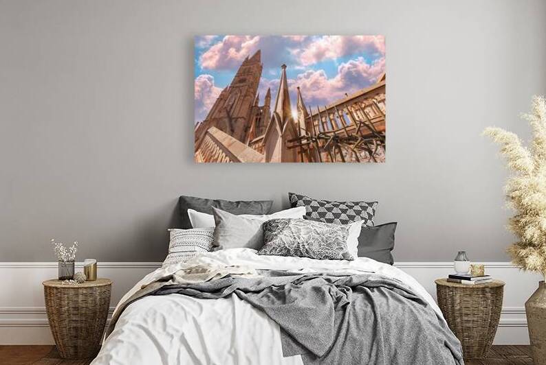 Scenic Zacatecas catholic churches in historic city center Parish of our Lady Fatima Parroquia de Nuestra Senora de Fatima by Elijah Lovkoff