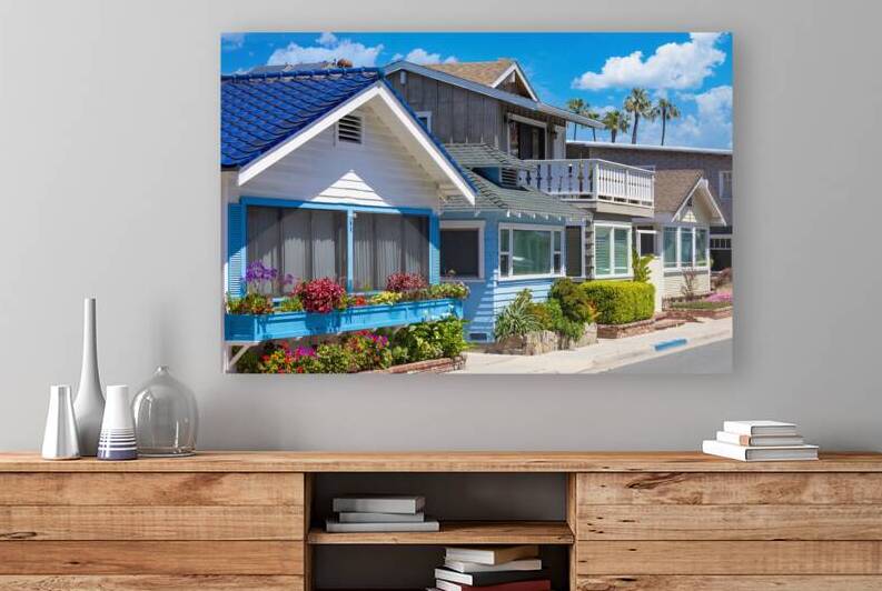 Scenic colorful streets of Avalon in Catalina Island in California USA by Elijah Lovkoff