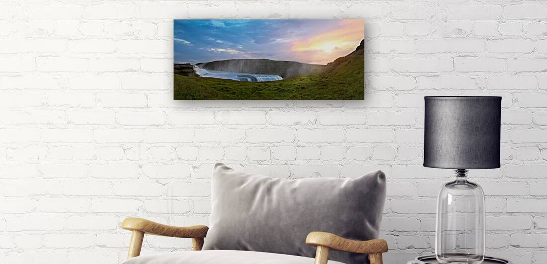 Reykjavik tour to scenic Gullfoss Falls a part of Iceland Golden Circle travel destination by Elijah Lovkoff