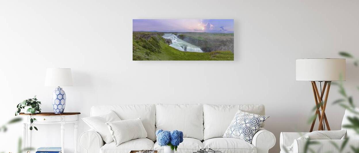 Reykjavik tour to scenic Gullfoss Falls a part of Iceland Golden Circle travel destination by Elijah Lovkoff