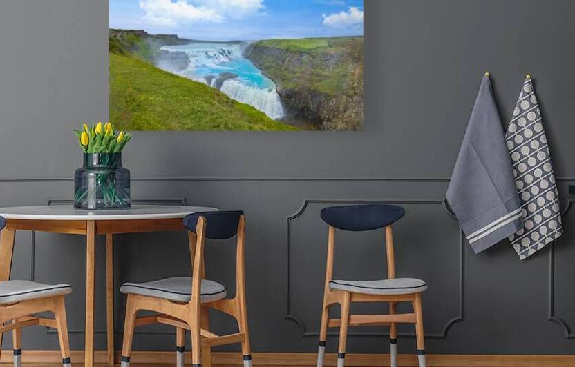 Reykjavik tour to scenic Gullfoss Falls a part of Iceland Golden Circle travel destination by Elijah Lovkoff